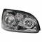Fanale anteriore auto Moos angel eyes cromato per Renault Clio I