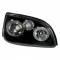 Fanale anteriore auto Moos angel eyes nero per Renault Clio I