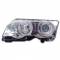 Fanale anteriore auto Moos angel eyes cromato Bmw Serie 3