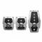 Pedaliera sportiva D-Gear next alluminio alluminio-carbonio