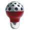 Pomello cambio Tuning Guru drop rosso-alluminio