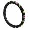 Coprivolante universale Bbros flowers nero  universale