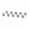 Dadi D-Gear passo__12x1,25 mm acciaio  piatto altezza  17mm Citroen Peugeot