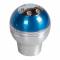 Pomello cambio per retromarcia a siringa Search nox alluminio blu