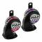 Tromba elettronica PIAA sports horn nero  115db