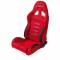 Sedile sportivo Simoni Racing takuma rosso  universale