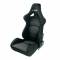 Sedile sportivo Simoni Racing nigel nero/nero  universale