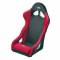 Sedile sportivo OMP rallye tessuto nero/rosso