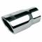 Terminale scarico universale Simoni Racing  trx 4 rettangolare 80x72mm