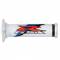 Manopole Harris gsx-r bianco-blu  125mm Suzuki GSX-R