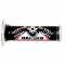 Manopole Harris danger nero-bianco universale 120mm