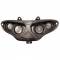 Maschera con fari alogeni ONE 4 light carbon look Gilera Runner 50 200 180 125