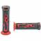 Manopole ONE flamming gel nero/rosso