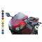 Cupolino moto Fabbri double bubble pmma fum� chiaro Honda CBR 600 RR  2007>