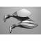 Specchi moto Piega chrome refl� cromato