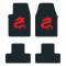 Tappeto universale moquette D-Gear  big dragon moquettes nero universale 650x440mm+390x500mm