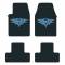 Tappeto universale moquette D-Gear  tribal moquettes nero universale 650x440mm+390x500mm