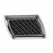 Presa aria adesiva auto Search daf-21 cromo/carbon look rettangolare 9x4cm