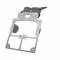 Portatarga moto Search xtreme alluminio argento  universale
