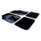 Tappeto universale moquette Bbros volcano moquette/similpelle blu  universale