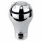 Pomello cambio Tuning Guru winner sparling alluminio cromato  universale