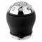 Pomello cambio a siringa Tuning Guru special winner sparkling pelle/alluminio nero  universale