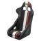 Sedile da competizione OMP trs plus nero/grigio/rosso