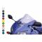 Cupolino moto Fabbri double bubble pmma rosso Triumph Daytona 675  2006>2008