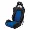 Sedile sportivo OMP design 2 nero/blu