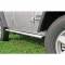 Tubi di protezione fuoristrada Arrigoni s110 ovale alluminio argento laterale Jeep Wrangler 