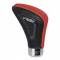 Pomello cambio Tuning Guru poseidon pelle nero-rosso  universale