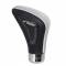 Pomello cambio Tuning Guru poseidon pelle nero-bianco  universale
