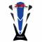 Protezione serbatoio moto Harris gsx r nero/blu universale Suzuki GSX-R