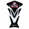 Protezione serbatoio moto Harris danger nero/grigio universale
