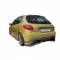 Paraurti posteriore auto Carzone interceptor vetroresina Peugeot 206