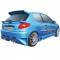 Spoiler posteriore auto Carzone samurai vetroresina  basso Peugeot 206