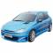 Minigonne auto Carzone samurai vetroresina Peugeot 206