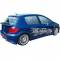 Spoiler posteriore auto Carzone samurai vetroresina  basso Peugeot 307 3/5 porte