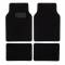 Tappeto universale moquette Tuning Guru tg carperts moquette nero/grigio universale 680x443mm+340x443mm