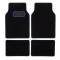 Tappeto universale moquette Tuning Guru tg carperts moquette nero/blu universale 680x443mm+340x443mm