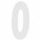 Lettere e numeri adesivi Search spell-it numero 0 bianco  140x65mm