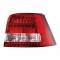 Fanale posteriore auto In Pro rosso/trasparente Volkswagen Golf IV