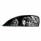 Fanale anteriore auto In Pro angel eyes fum� per Opel Corsa C