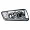Fanale anteriore auto In Pro angel eyes cromato per Skoda Fabia