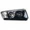 Fanale anteriore auto In Pro angel eyes fum� per Skoda Fabia
