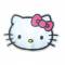 Tappeto antiscivolo hello kitty antiscivolo rosa-bianco