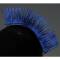 Pinne e creste Hairy RS cresta blu  unica