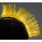 Pinne e creste Hairy RS cresta giallo  unica