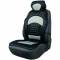 Coprisedile anteriore Bbros space poliestere nero/grigio anteriore universale