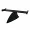 Antenne e pinne Tuning Guru derapate nero 19 cm